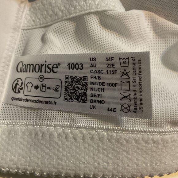 Glamorise MagicLift Wirefree Minimizer Bra 44F White - Picture 5 of 6